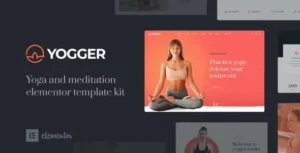 Yogger - Meditation and Yoga Elementor Template Kit