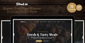 Steak In – Restaurant & Cafe HTML5 Template