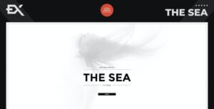 The Sea - Responsive Coming Soon Page