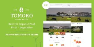 Tomoko - Organic Food Fruit Shopify Theme