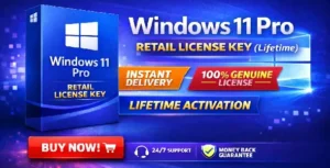 Windows 11 Pro Retail License Key (Lifetime)