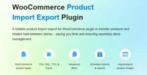 Product Import Export Plugin For WooCommerce